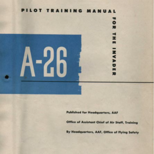A26 Invader Pilot Training Manual